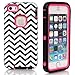 5S Case,iPhone 5S Case,Linycase iPhone 5 Case,iPhone 5S Cases 2in1 Hybrid Wave Pattern +Silicone Design Hybrid iPhone 5 case cover for iPhone 5 5G 5S#TL2