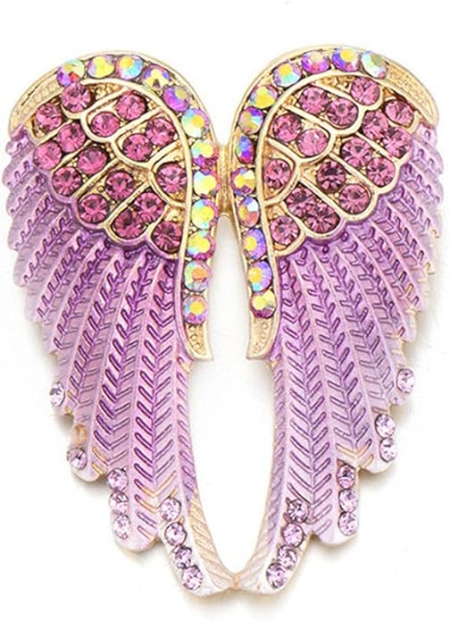 Fashion Vintage Angel Wings Brooch Pins Women Men's Jewelry Christmas