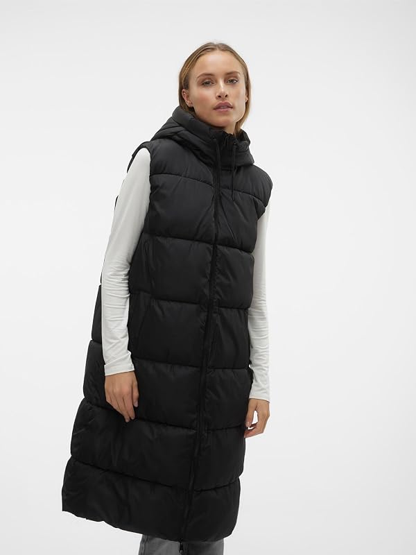Chaleco femenino VMLIGAANE Chaleco, Negro, S