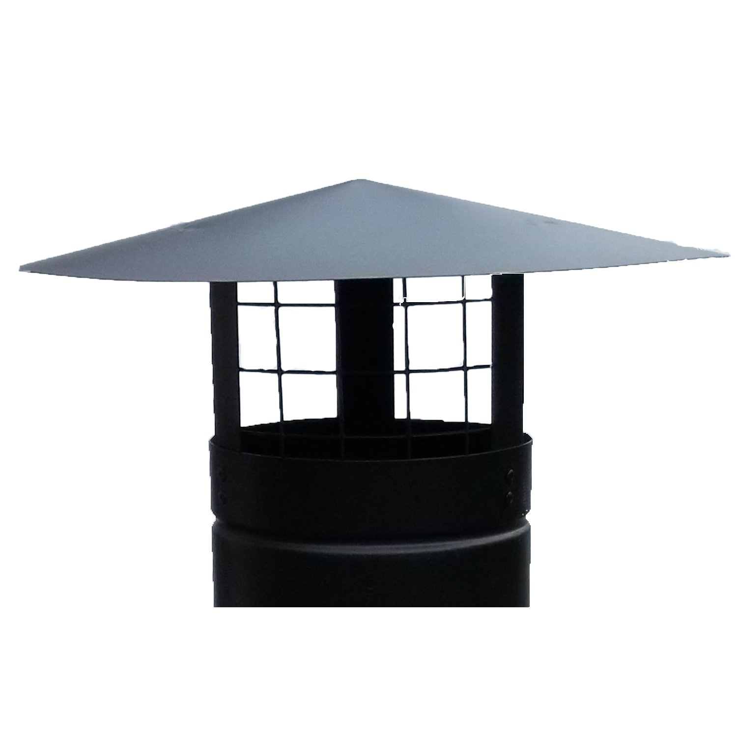 CHIMNEY CAP,RAIN CAP,CHIMNEY COWL WITH BIRD GUARD TO FIT 5''/125MM FLUE