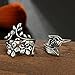 Dream Date 21 Band Style Stainless Steel Party&Pub Night Club Knuckle Band Ring Set Mounted Gem (Vines Style)