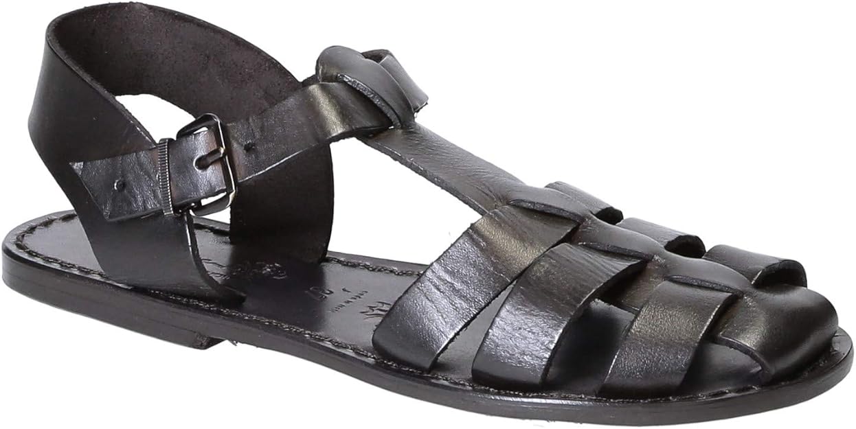 amazon women's black flat sandals