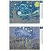 2 Packs 5D DIY Diamond Painting Full Round Drill Starry Night Rhinestone Embroidery for Wall Decoration (40X50CM/16X20inch)