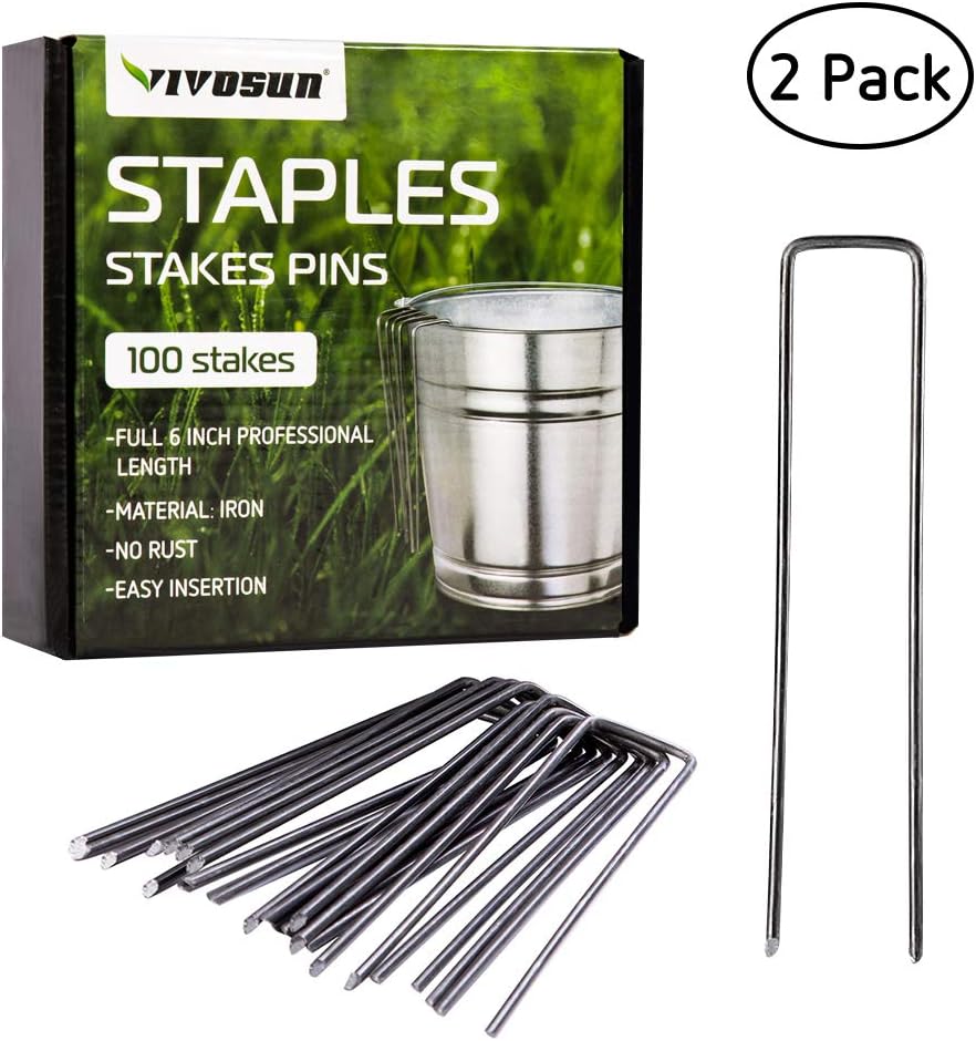 Best 200 Garden Staples 6 Inch