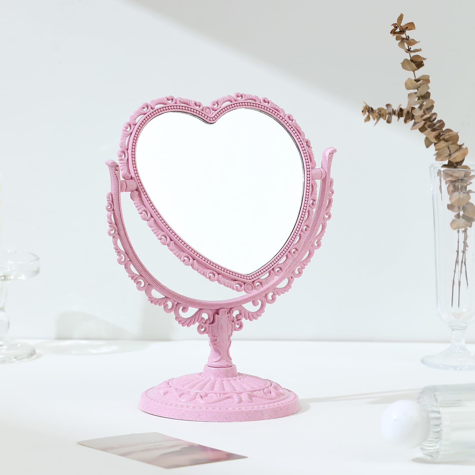 Heart Shaped Vanity Mirror