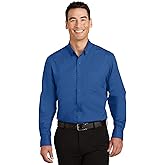 Port Authority Men's Tall Long Sleeve SuperPro Twill Button-Down Shirt