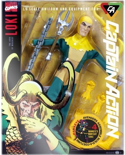 Loki Uniform and Equipment Captain Action 1/6 Scale Deluxe Costume Set by Captain Action