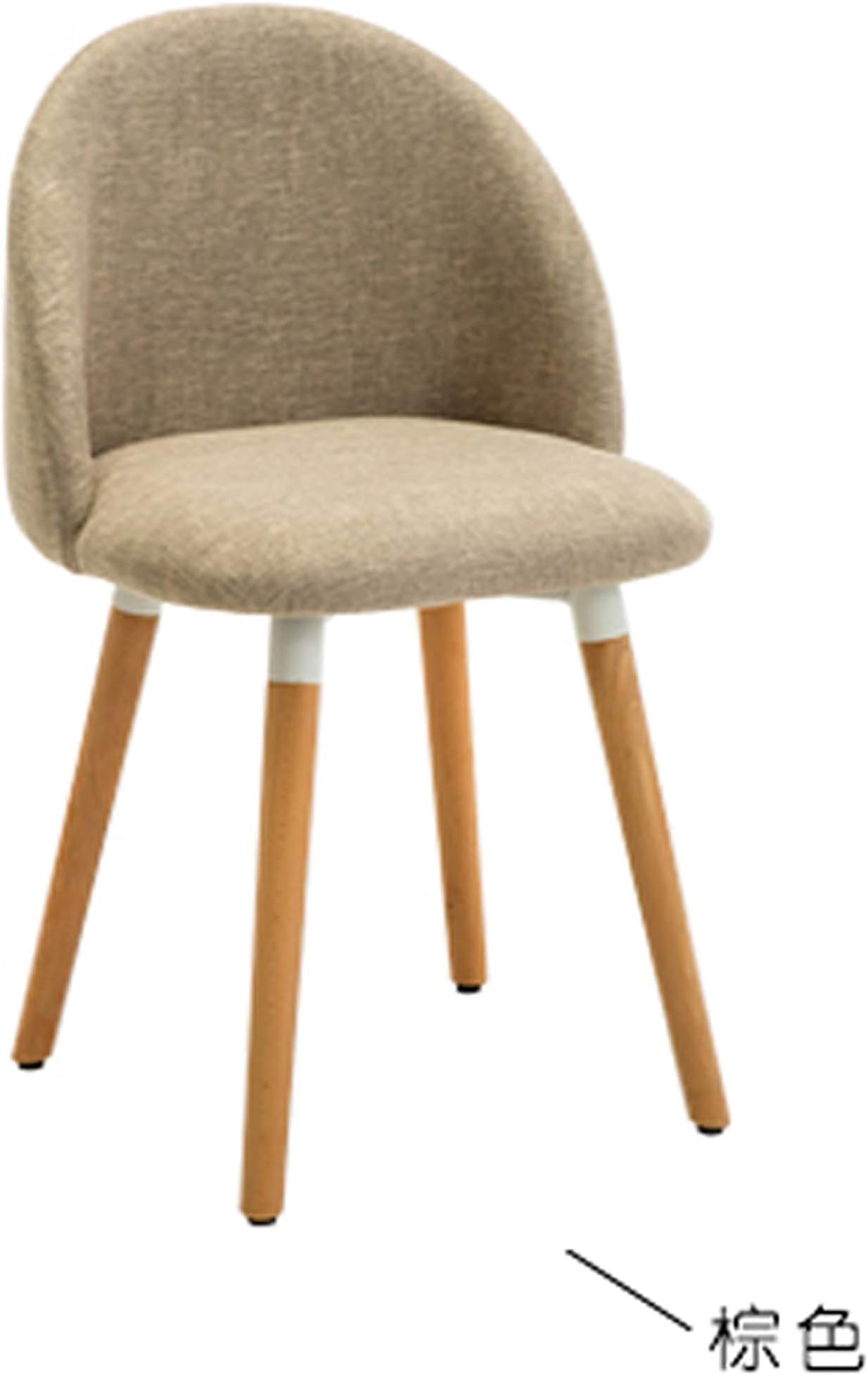 GOG Nordic Solid Wood Dining Chair Cloth Art Modern Contracted Home Chair Milk Tea Coffee Shop Leisure Talk Nail Chair,c