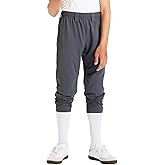 DEVOROPA 2T/3T/4T/5T to Big Kids Youth Boys Baseball Pants Girls Softball Fast Pitch Tee Ball Practice Pants Pockets