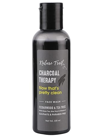 charcoal and tea tree face wash