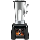 Waring Commercial MX1200XTS 3.5 HP Blender with Variable Speed Dial Speed Controls and a 64 oz. Stainless Steel Container, 120V, 5-15 Phase Plug