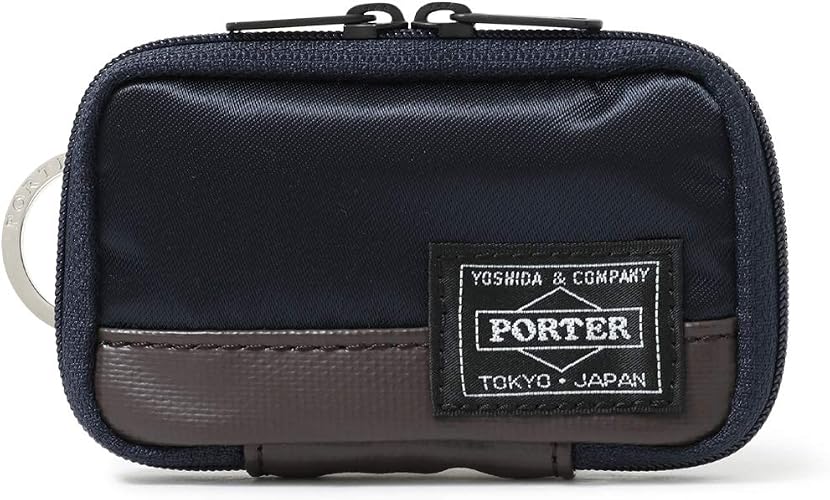 Amazon ポーター キーケース メンズ 吉田カバン ポーターストーム 日本製 3 50 ネイビー Porter ポーター キーケース