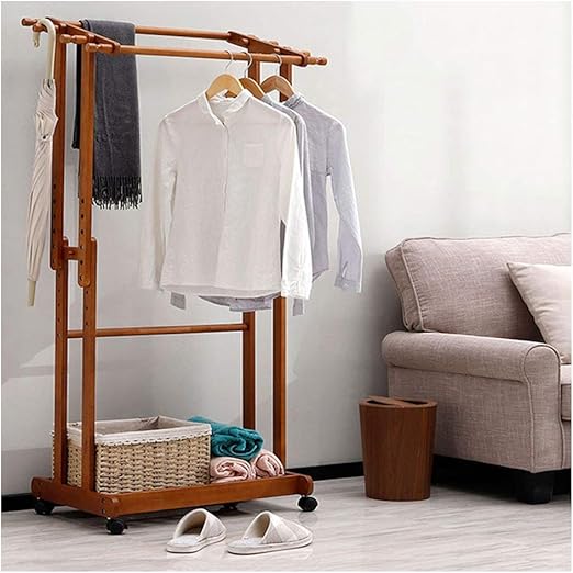 Amazon Com Q Entryway Furniture Simple Solid Wood Coat Rack
