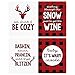 Big Dot of Happiness Prancing Plaid - Christmas & Holiday Buffalo Plaid Party Decorations & Favors Kit - Wine, Water Candy Labels Trio Sticker Set