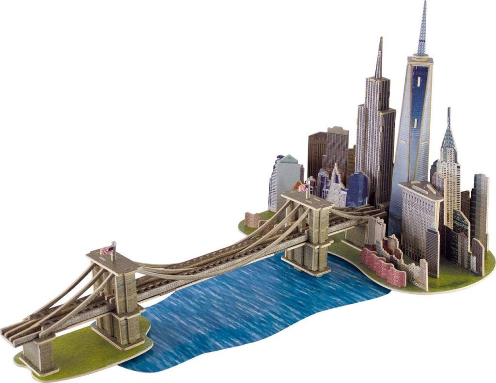 Educa 17000.0 3D Monument Puzzle Manhattan Dream