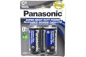 Panasonic UM-2NPA/2B Super Heavy Duty C Batteries - 2 Pack