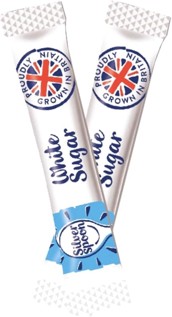 100 Silverspoon White Sugar Stick Sachets Amazon.co.uk Grocery