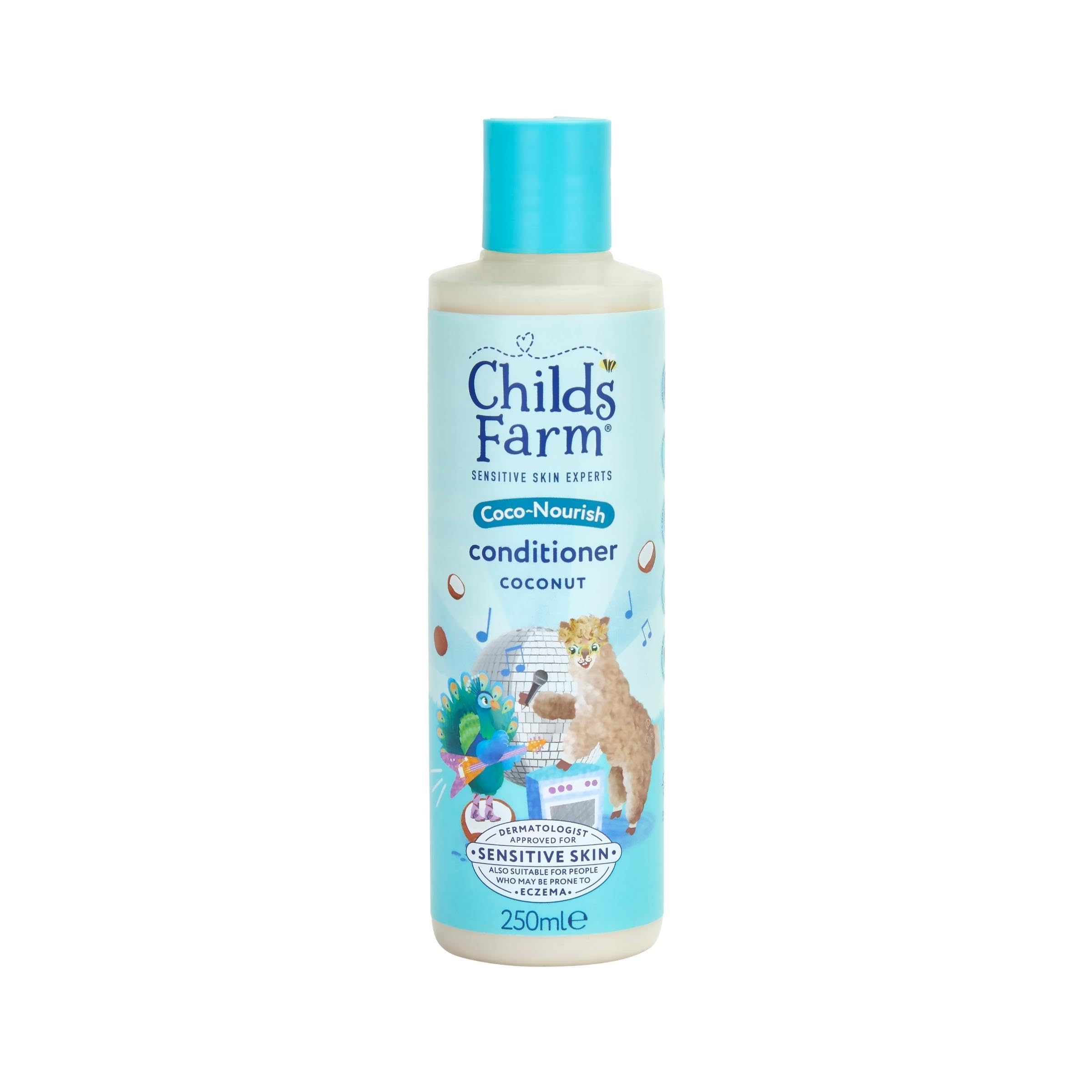 Childs Farm Kids Coco-Nourish Conditioner Organic Coconut Dry, Curly & Coily Hair Conditions & Nourishes, 250ml