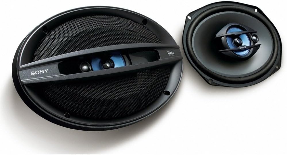 Sony XSF6937SE 3Way Car Speakers 16 x 24 CM (6 x 9 inch), Built / 60 W 93 dB) Black Amazon.co