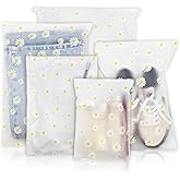 30PCS Travel Storage Bags for Clothes, Clear Reusable Bags Plastic Ziplock Bags, Waterproof Resealable Clothing Zipper Bags L