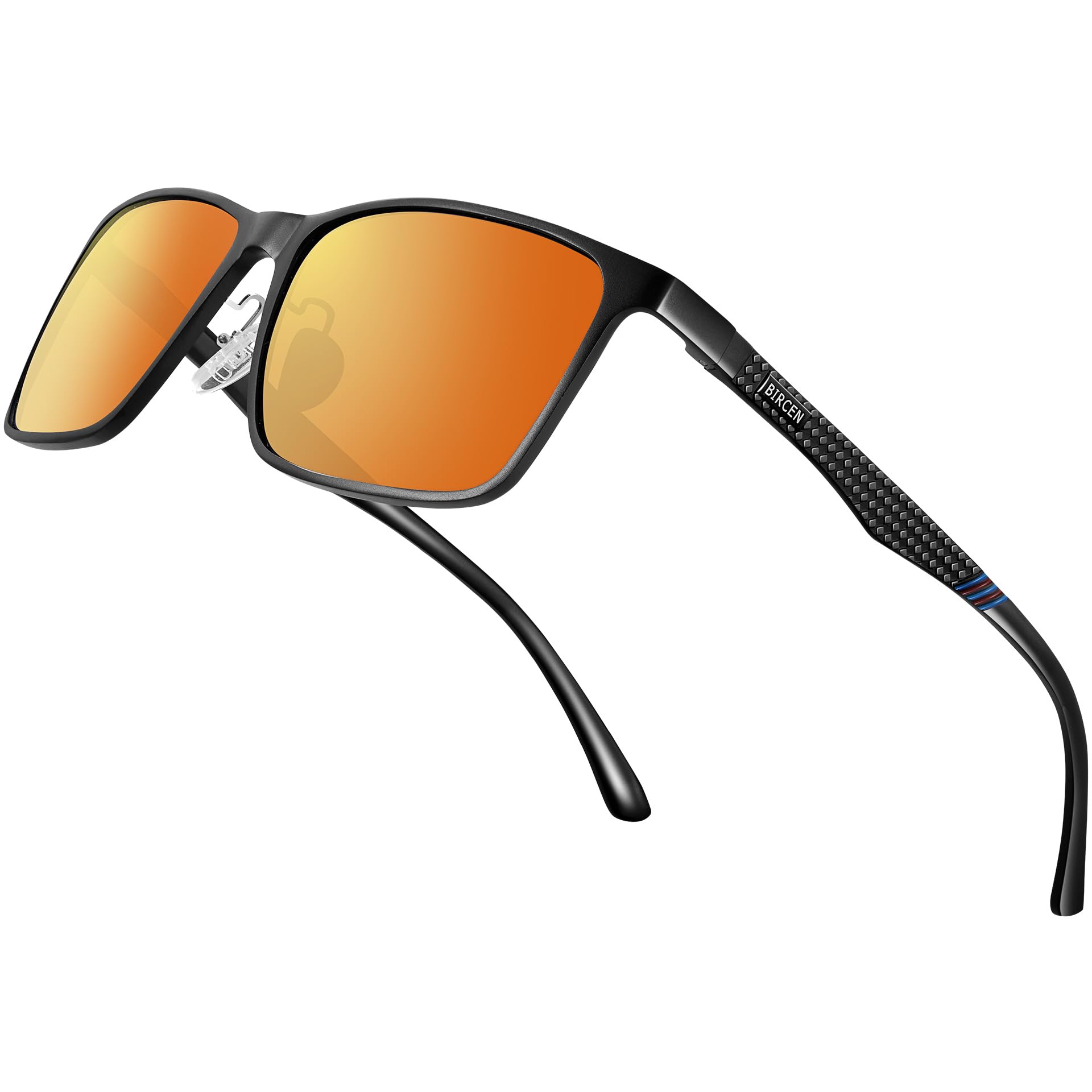 Photo 1 of BIRCEN Mens Sunglasses Polarized UV Protection: Classic Shades for Men Driving Fishing with Al-Mg Metal Frame