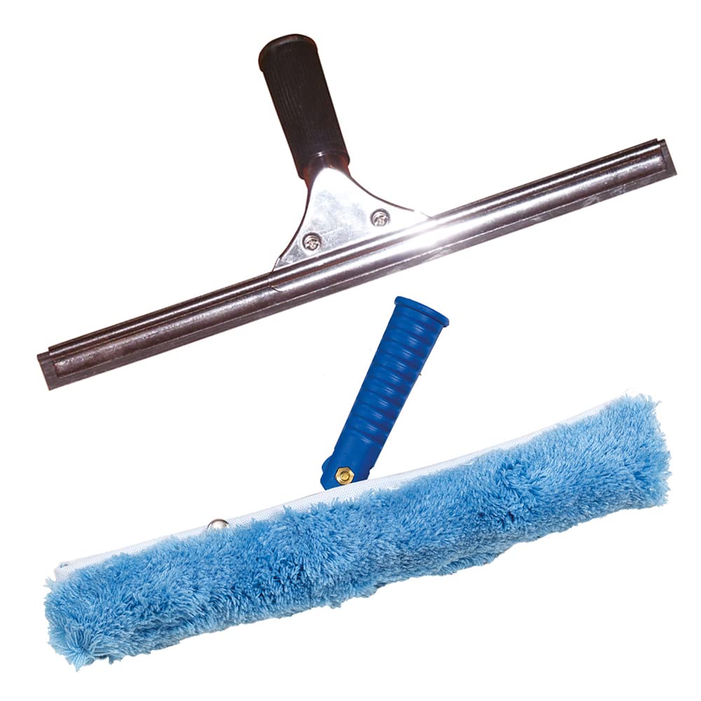 Professional squeegee kit cm 45 + window cleaner fleece cm 45