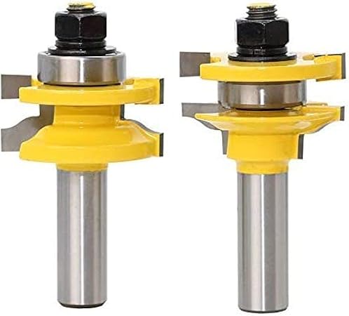 XIAOBUSHI Carpintería Fresado Cortador Cabeza Compromiso Tongue West