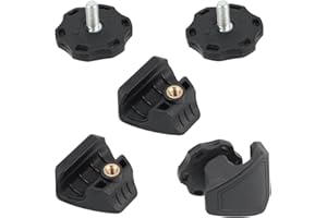 2 Sets Football Visor Clips, Universal Rugby Helmet Fasteners Replacement Quick Fix & Release Helmet Screws Accessories
