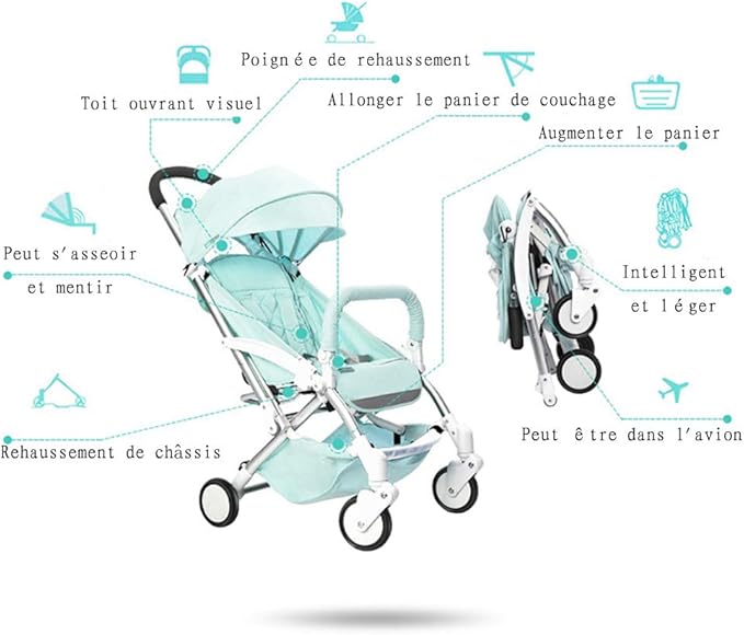 poussette canne allongée