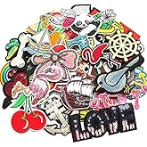 Dandan DIY Random 20pcs Assorted Styles Embroidered Patch Sew On/Iron On Patch Applique Clothes Dress Plant Hat Jeans Sewing Flowers Applique DIY Accessory (20)