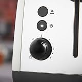 Russell Hobbs 2 Slice Toaster Longer Slots 6 Browning Levels Cream Stainless view 5