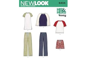 New Look Sewing Pattern UN6404A Autumn Collection Misses' & Men's Separates Sewing Patterns, A