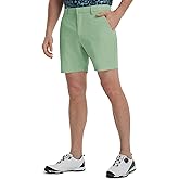 M MAELREG Mens Golf Shorts 7"/9" Lightweight Quick Dry Water-Resistant Stretch Waistband Flat Front Casual Mens Dress Shorts
