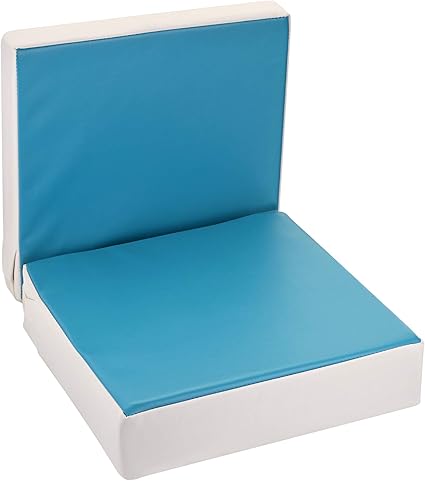 Amazon Sumnacon 食事 クッション 子供 Pu 防水 クッション 椅子用 チェアクッション こども 椅子クッション 高さ調節 ひも付き 背もたれクッション付き ブルー ベージュ チェアクッション ベビー マタニティ 通販