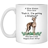 Lovesout Funny Greyhound Brown Grey Dog Mom Mug