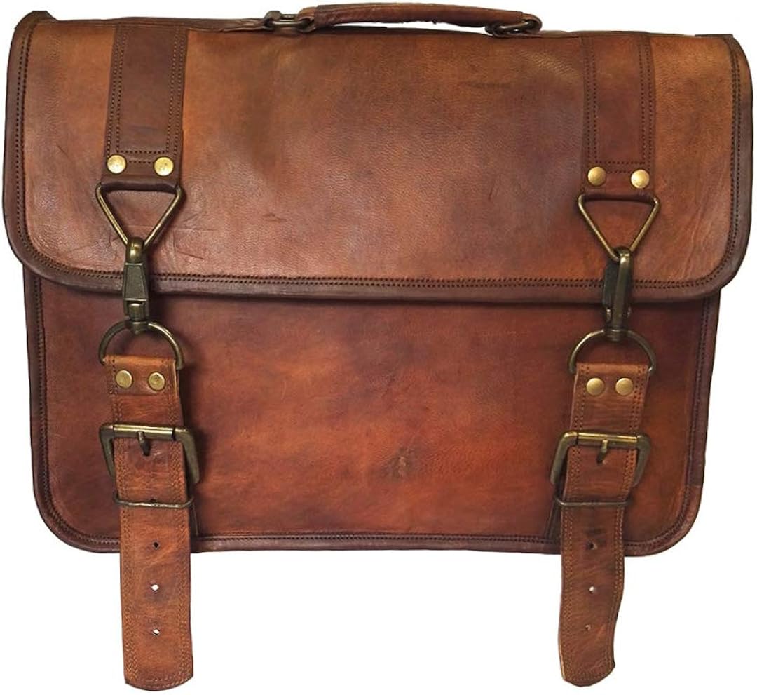 used leather briefcase