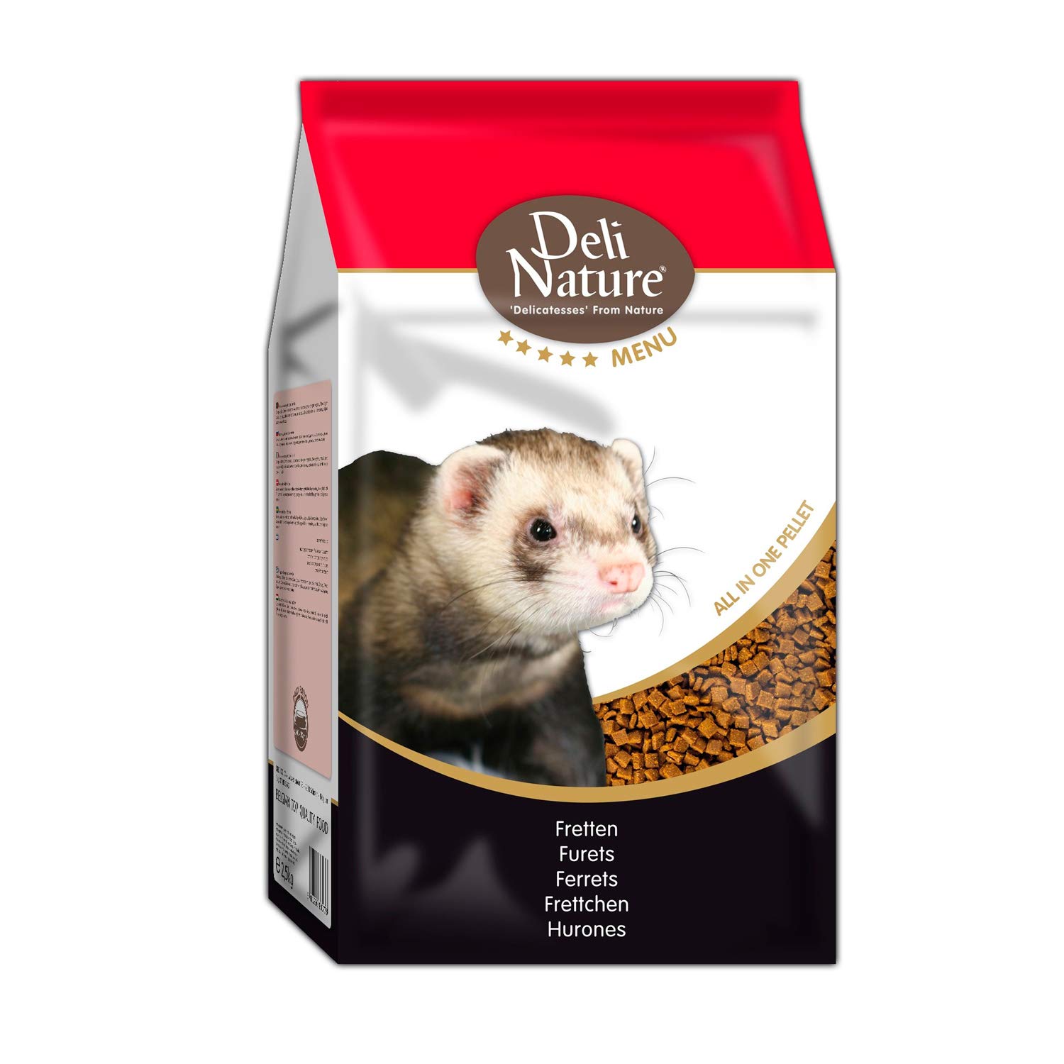 Delinature Mix for Ferrets, Menu 5*, Delinature, 2.5 kg, Small Mammals