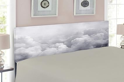 Amazon Com Ambesonne Grey Headboard For King Size Bed