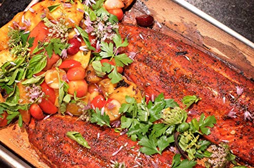 Rub with Love Salmon Rub Seasoning (3.5 oz.) All-Natural Herbs and Spices | Classic Dry Rub for Fish, Chicken, Pork, or Steak | Rich, Smoky Flavor