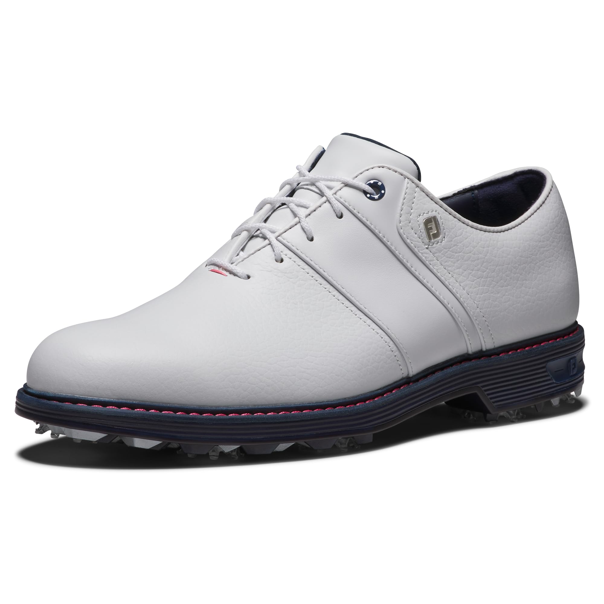 FootJoy Men's Premiere Series - Packard Previous Season Style Golf Shoe, White/Pink/Navy, 10.5 Image