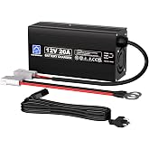 ECO-WORTHY 12V 20A Lithium Battery Charger 14.6V LiFePO4 Battery Charger with Anderson Connector Automatic Smart & Maintenanc