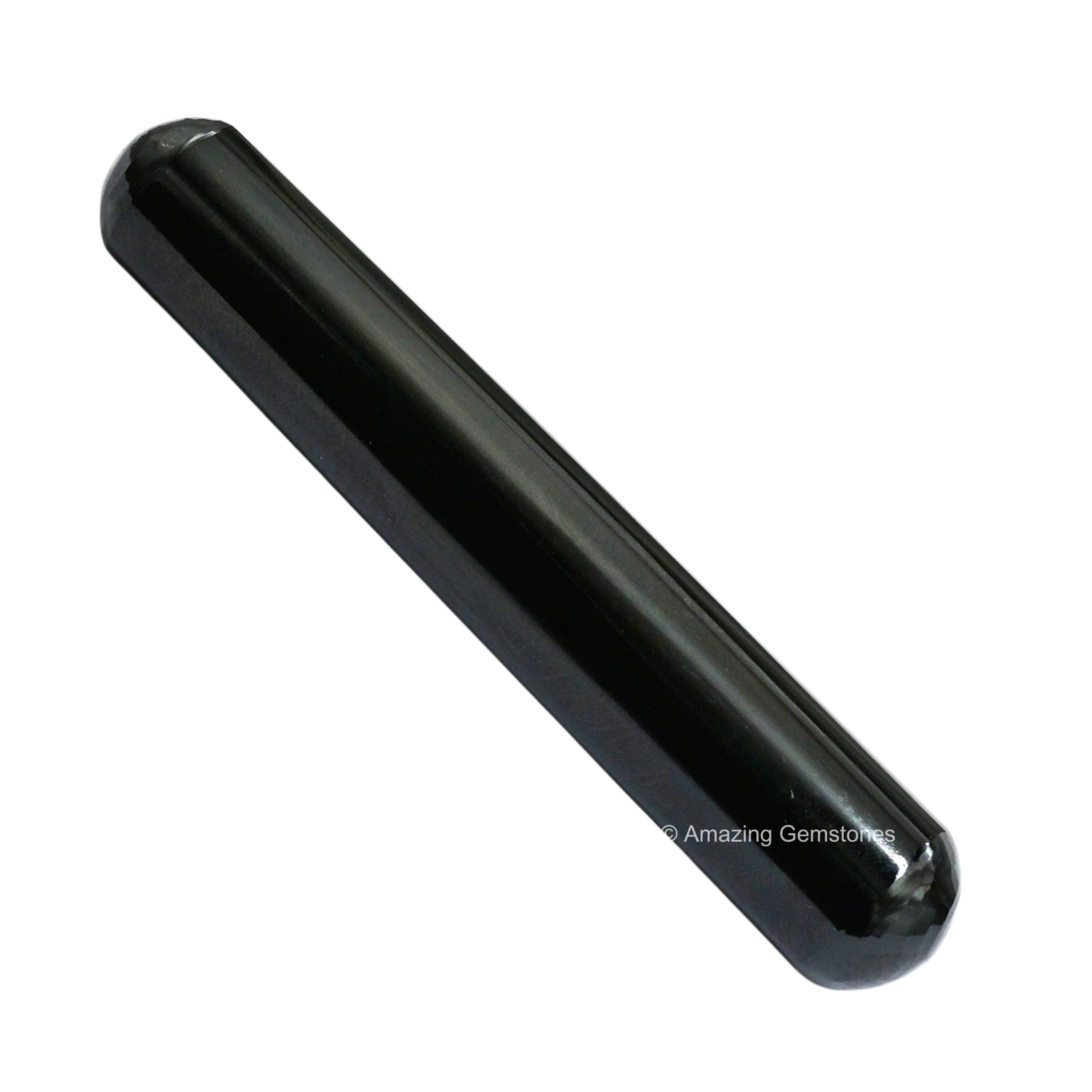 Amazing Gemstone Black Agate Crystal Wand Massage