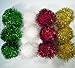 PETFAVORITES Bushy Sparkle Ball Cat Toy, Interactive Glitter Pom Pom Cat Toy Balls for Kittens, 24 Pack.