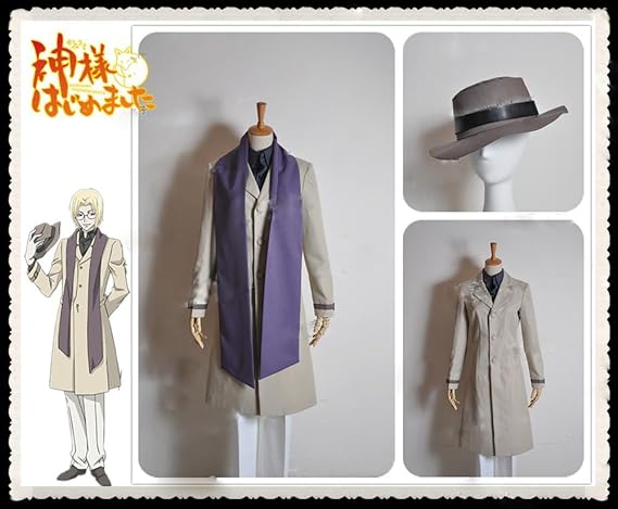 Amazon 10月新番 神様はじめました かみさまはじめました ミカゲ コスプレ衣装 男性lサイズ コスチューム コスプレ コスプレ 仮装 通販