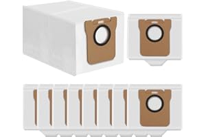 Aryavos 10 Pack Bag for Xiaomi X10+,Dreame L10s Ultra, L10 Ultra, L20 Ultra, S10 Pro Robot Vacuum, 3L Large Capacity Auto-Seal Replacement Bag Accessories