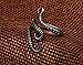 Most Beloved Vintage Titanium Steel Octopus Tentacles Black S-Shaped One Size Opening Ring