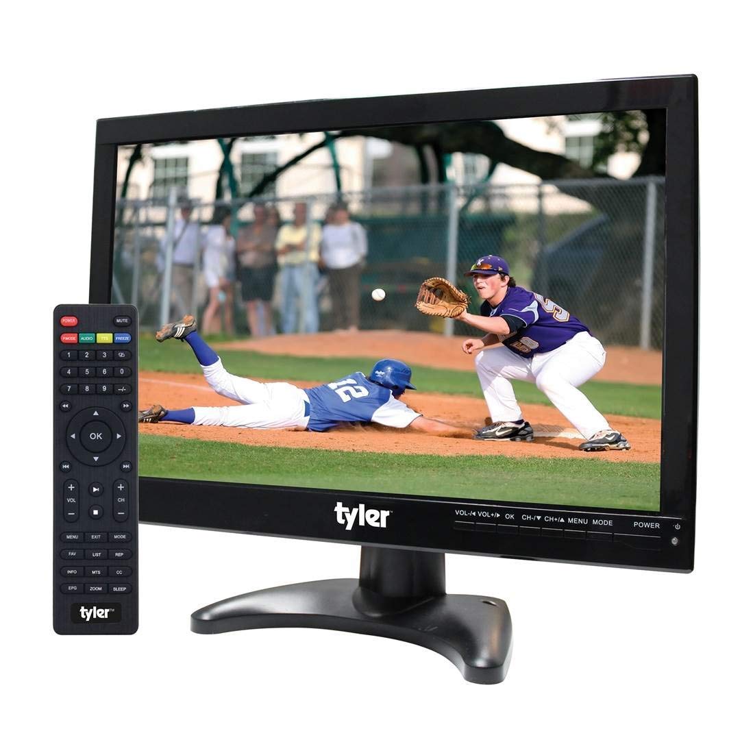 Tyler TTV705-14 14" Portable Battery Powered LCD HD TV Television with HDMI, USB, RCA, and SD Card Inputs (Renewed)