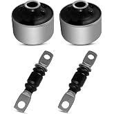 Control Arm Bushing Kit Front Upper and Lower Fit for Toyota Sienna Avalon | Fit for Camry Highlander Solara Lexus ES30 ES300h RX330 ES350 RX350 RX400h ES330 Replaces 48068-06070 48068-0E010, 4 Pcs
