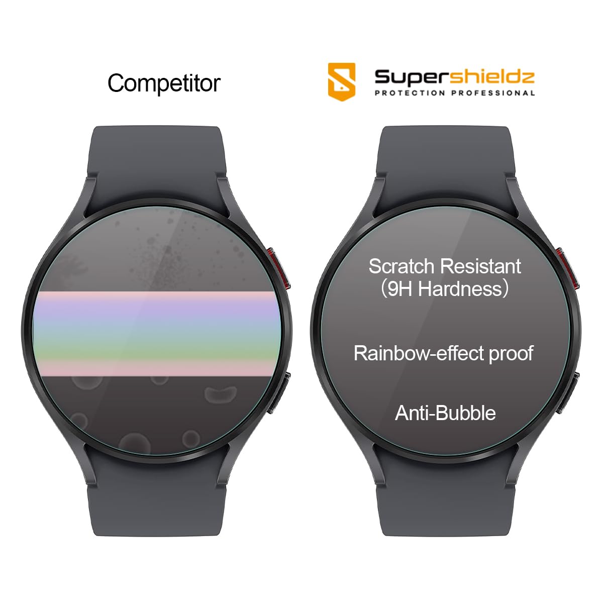 Supershieldz (3 Pack) Designed for Garmin Fenix 8 (Solar/Amoled) 47mm / Fenix E (47mm) / Garmin Forerunner 935 Tempered Glass Screen Protector, Anti Scratch, Bubble Free