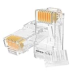AUCAS 2 Piece Cat6 RJ45 Connector, End, Modular
